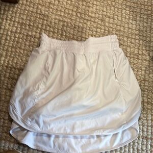 Lululemon White Athletic Skort